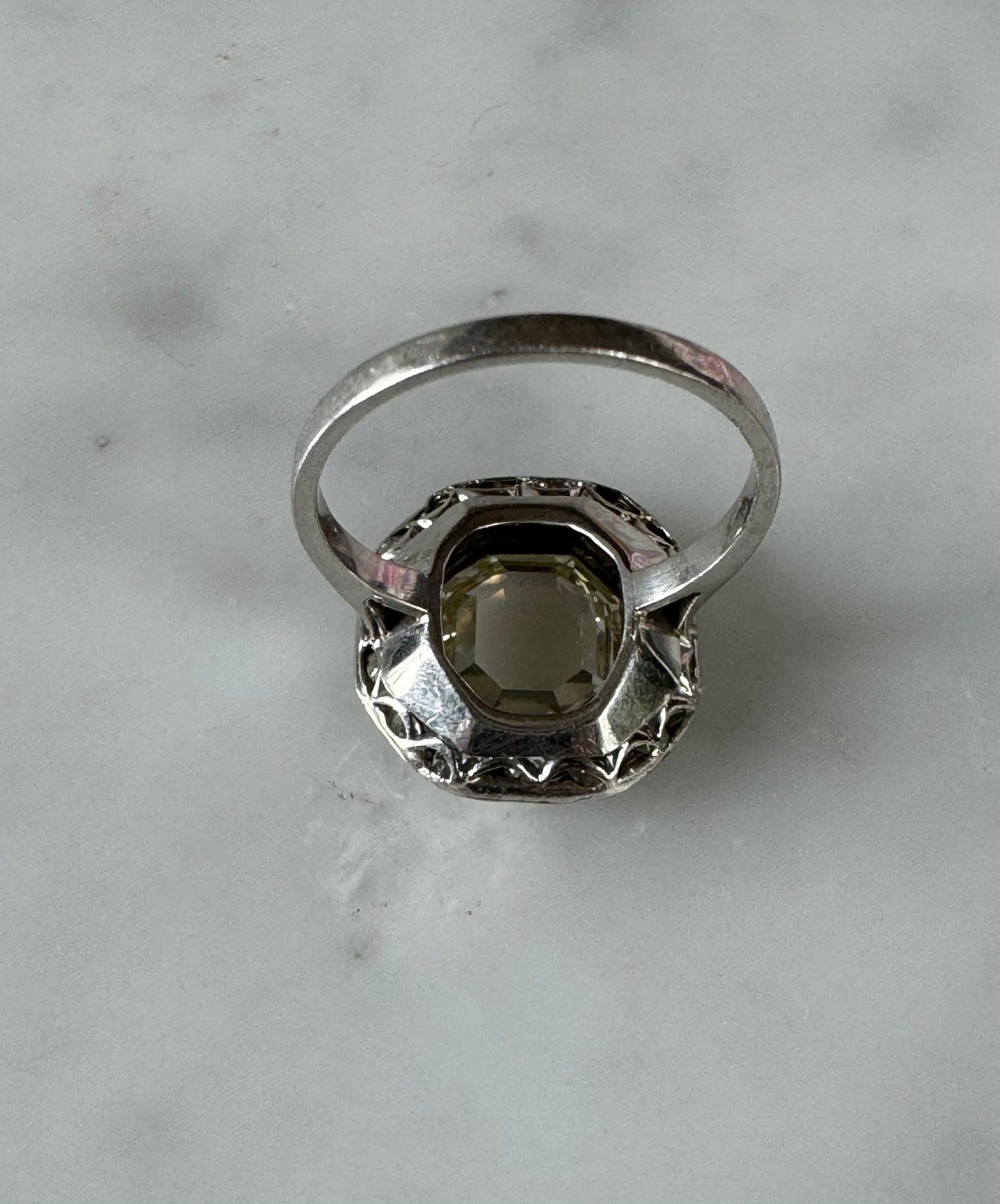 Antique Diamond Portrait Ring