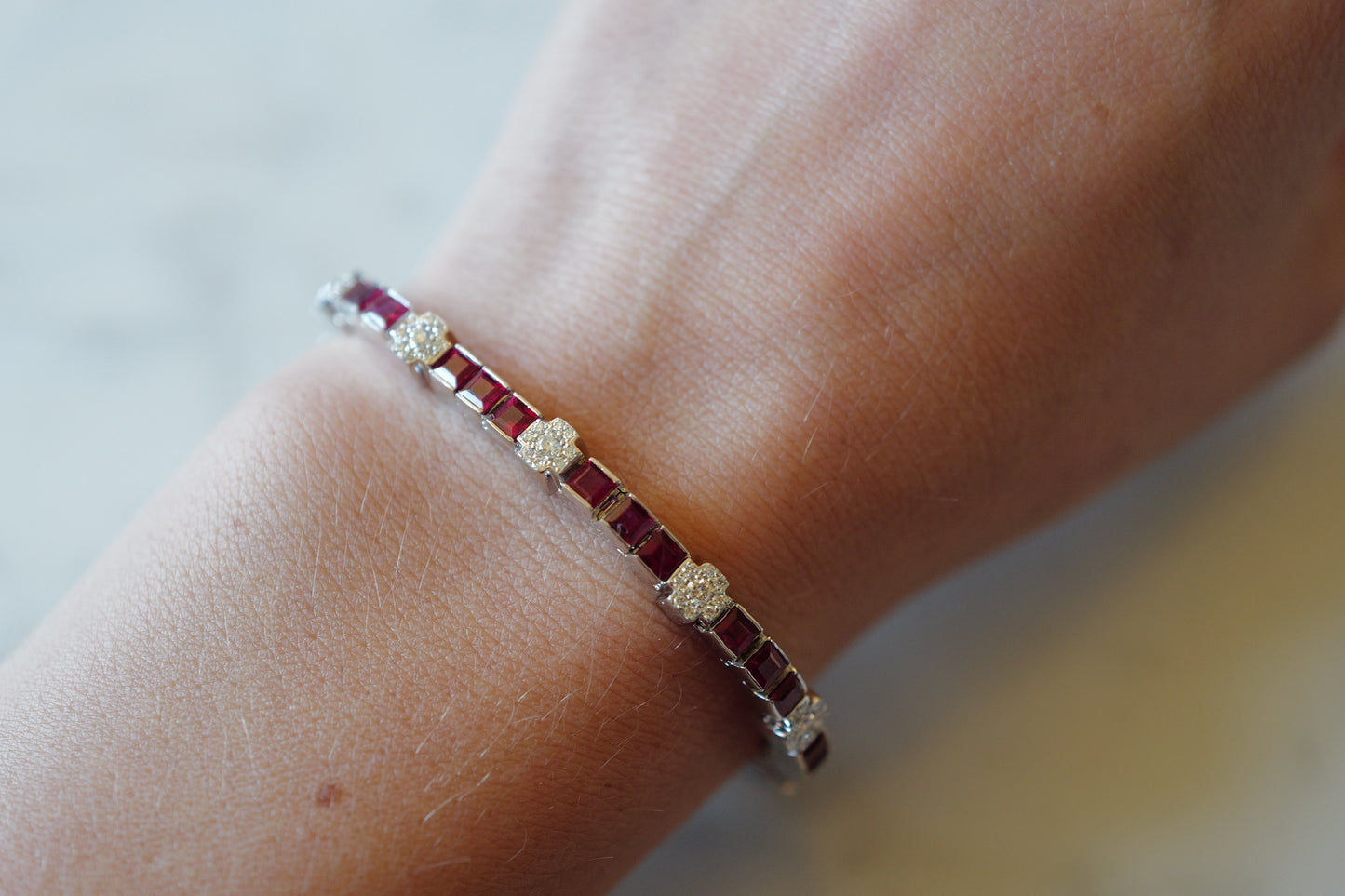 Ruby & Diamond Bracelet