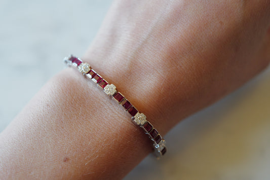 Ruby & Diamond Bracelet