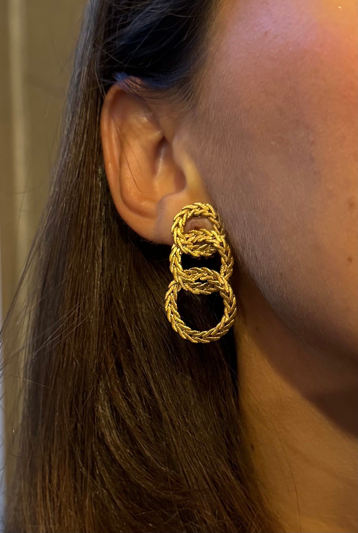 Yellow Gold Earrings, by Buccellati